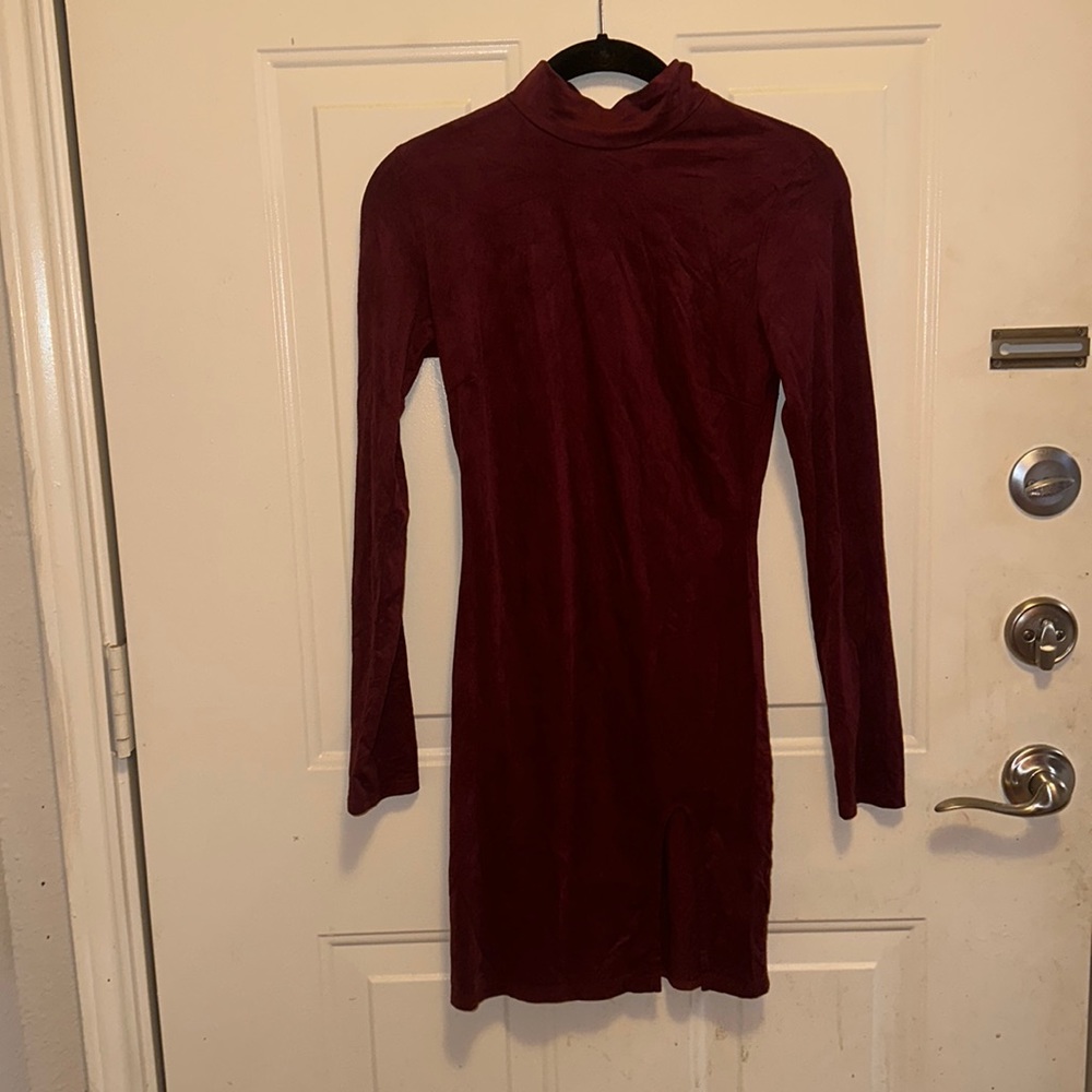 Fashion nova suede dress